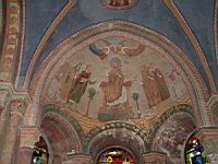 Blois - Eglise Saint Nicolas - Plafond peint (01)